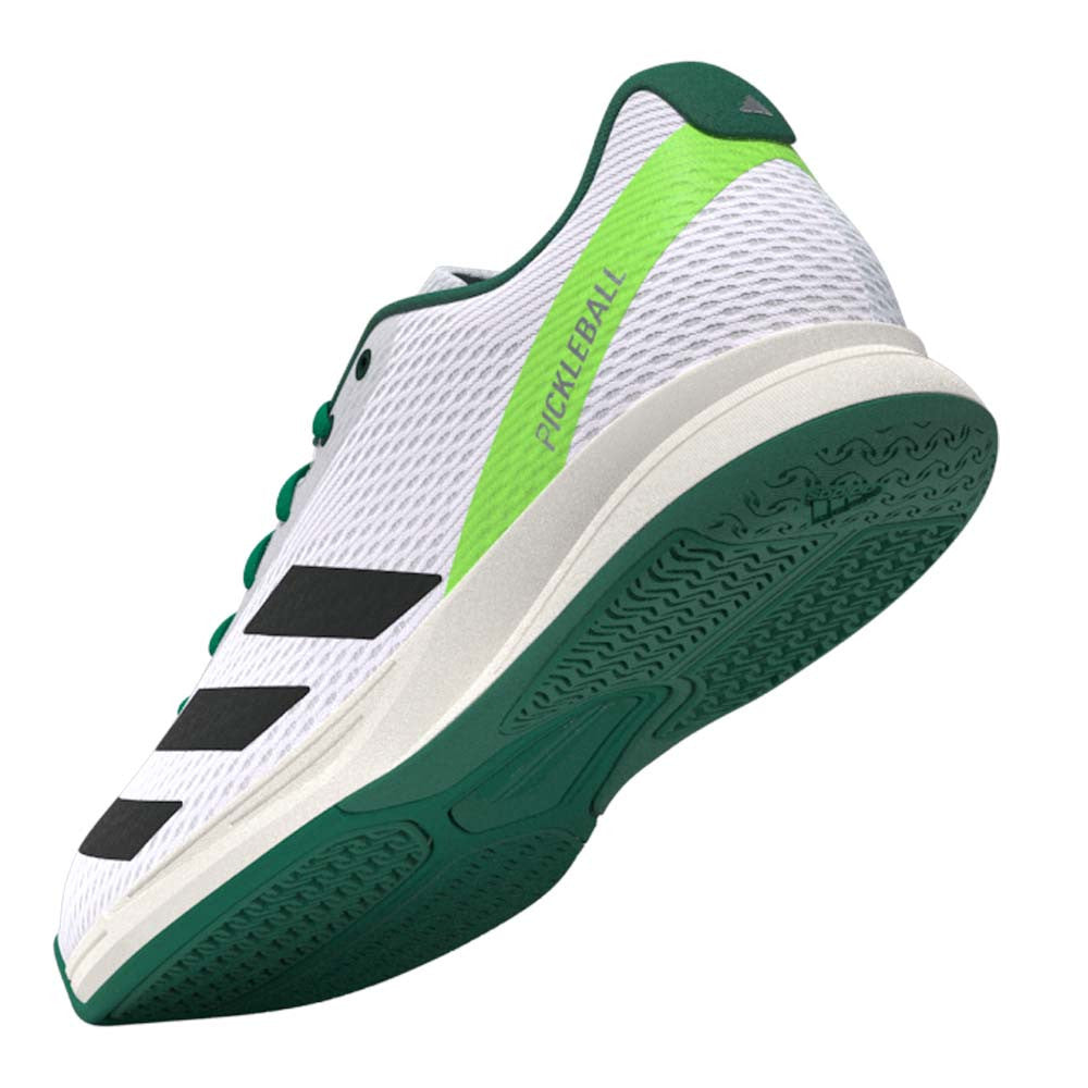 Pickleballsports adidas White/Black/Green Courtflash  Pickleball Shoe