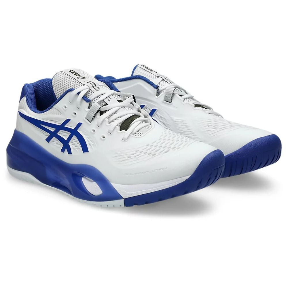 Pickleballsports ASICS Gel-Resolution X Wide Court Shoe - White/Dark Cobalt