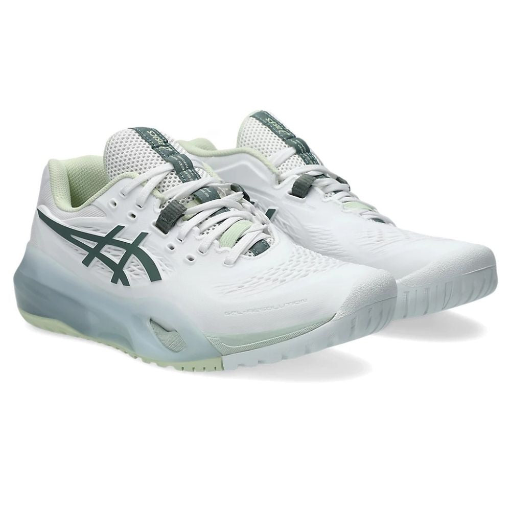 Pickleballsports ASICS Gel Resolution X Pickleball Shoe - White/Monument Blue