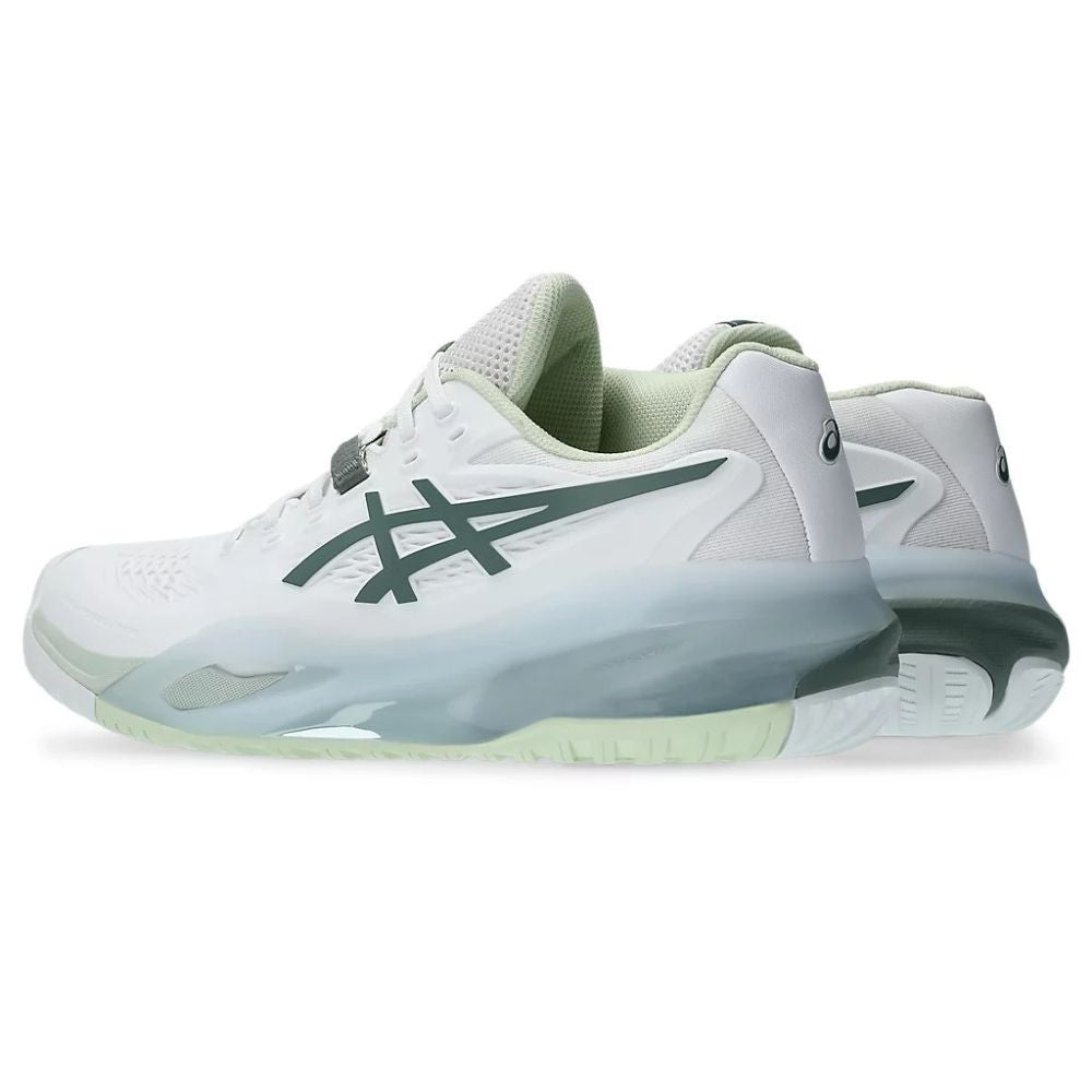 Pickleballsports ASICS Gel Resolution X Pickleball Shoe - White/Monument Blue