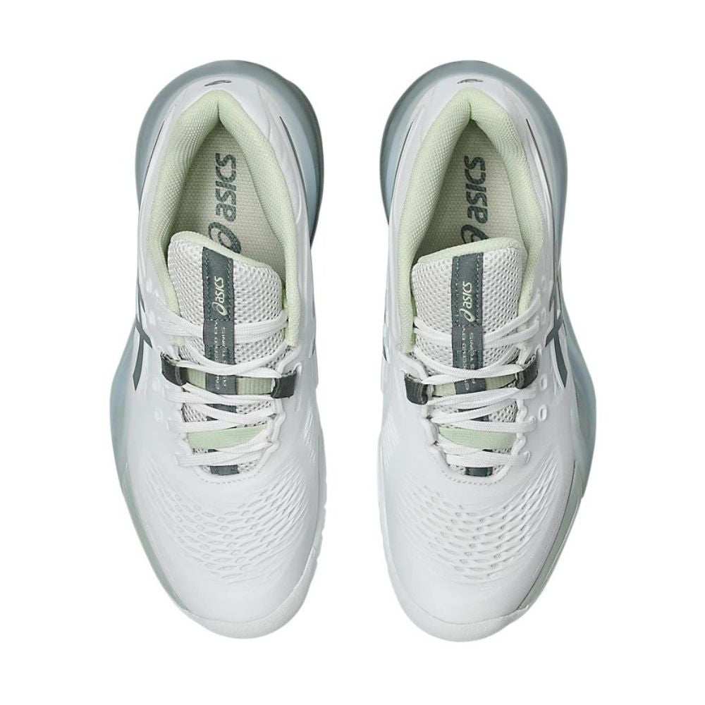 Pickleballsports ASICS Gel Resolution X Pickleball Shoe - White/Monument Blue