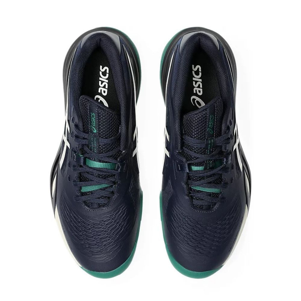 Pickleballsports ASICS Gel-Resolution X Wide Court Shoe - White/Dark Cobalt