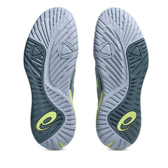 Pickleballsports ASICS Gel-Resolution X 2E  Wide Court Shoe - Grey Blue/Pistachio