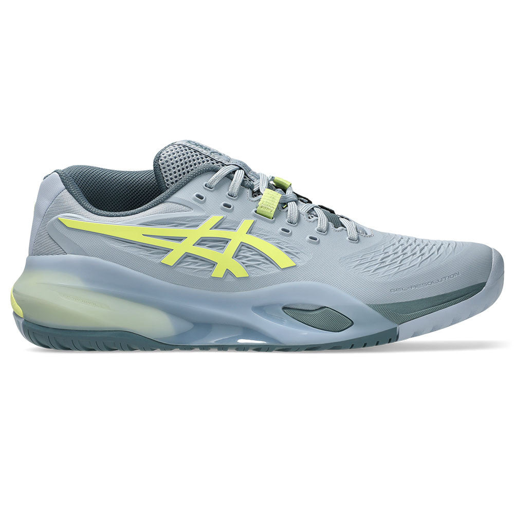 Pickleballsports ASICS Gel-Resolution X Court Shoe - Grey Blue/Pistachio