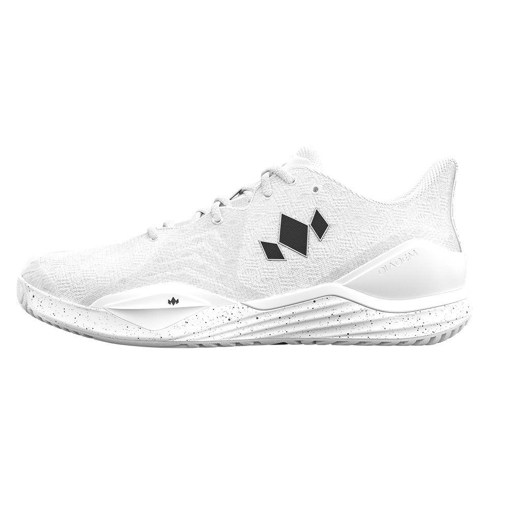 Pickleballsports Diadem Court Burst Wide Court Shoe - Unisex - White/White