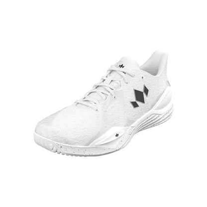 Pickleballsports Diadem Court Burst Wide Court Shoe - Unisex - White/White
