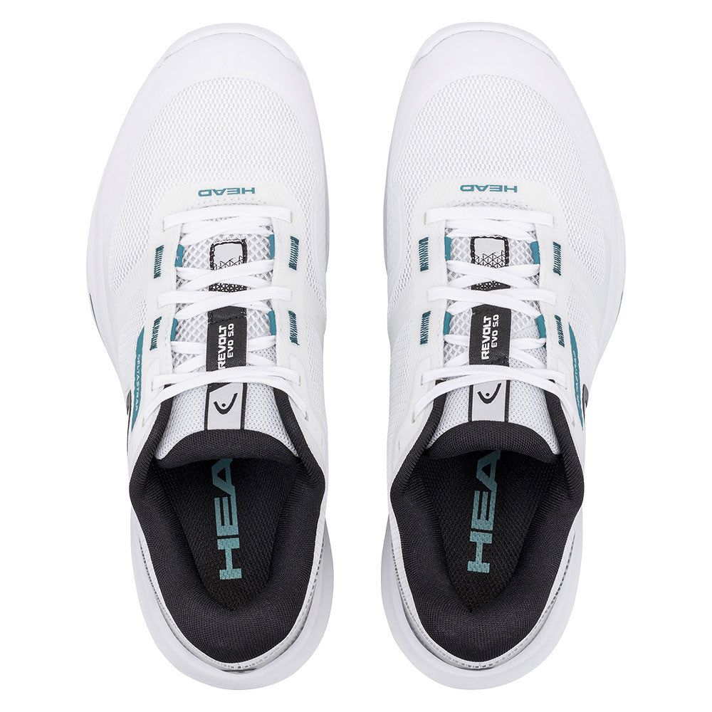 Pickleballsports HEAD Revolt Evo 5.0 Court Shoe - White/Black