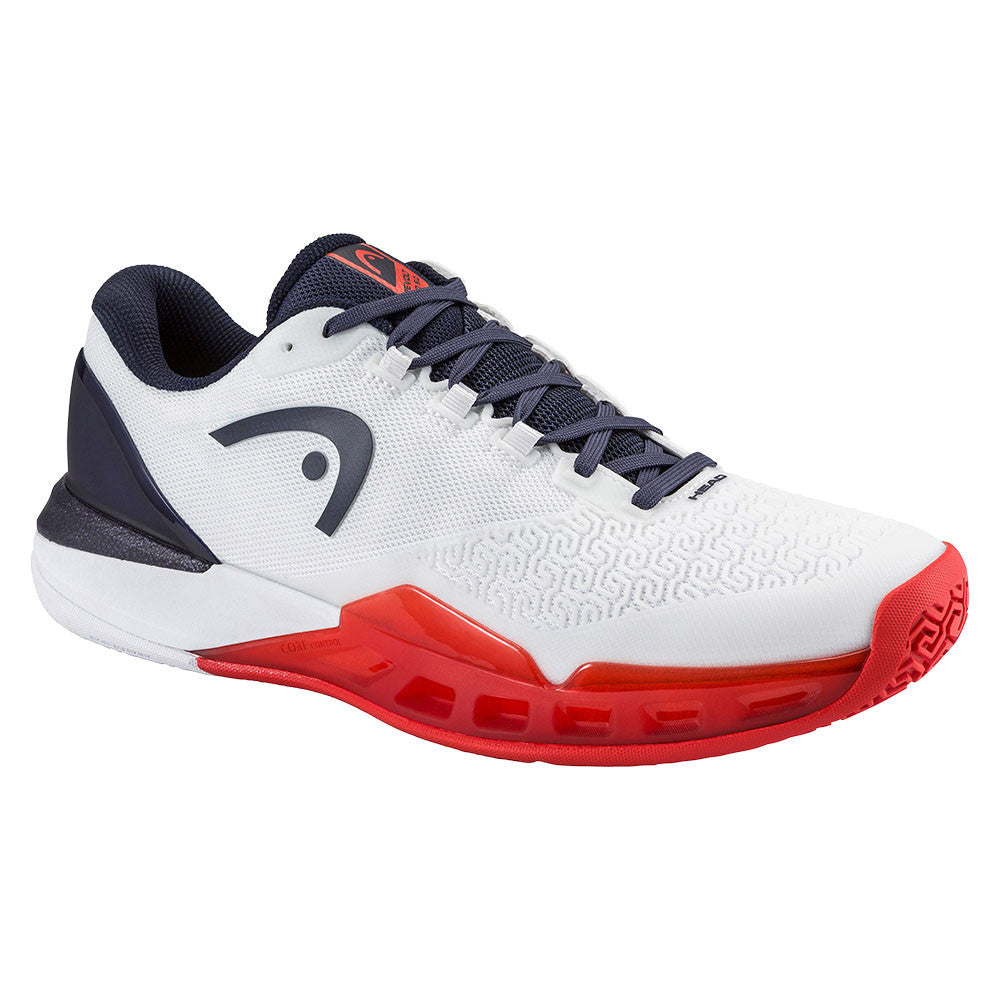 Pickleballsports HEAD Revolt Pro 5.0 Court Shoe - White/Navy/Red