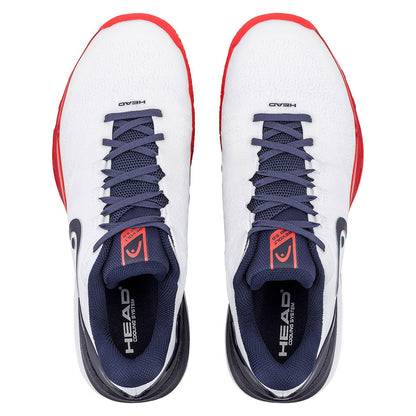 Pickleballsports HEAD Revolt Pro 5.0 Court Shoe - White/Navy/Red