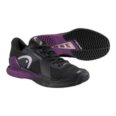 Pickleballsports  HEAD Sprint Pro 4.0 Court Shoe - Black/Plum