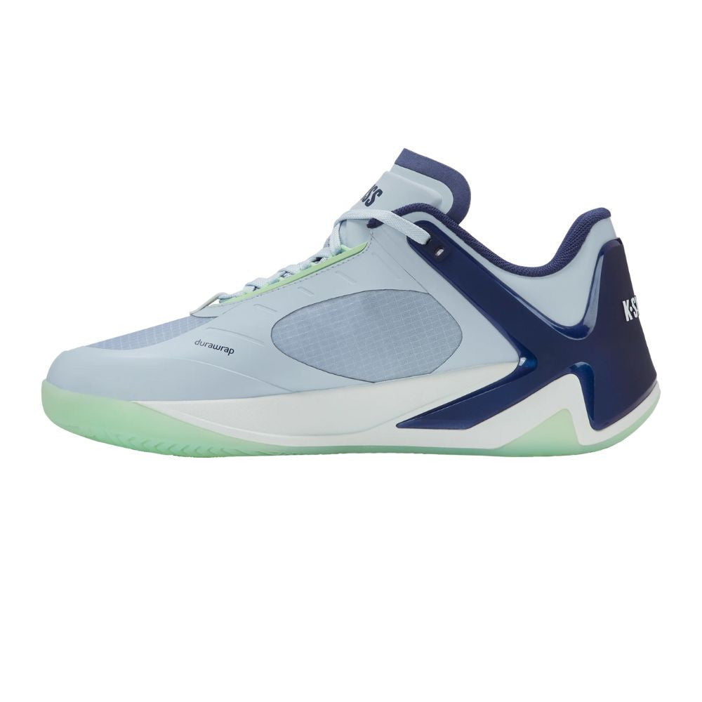 Pickleballsports K-Swiss K-Frame Pickleball Shoe - Artic Ice/Oceana/Patina Green