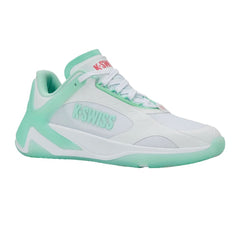 Pickleballsports K-Swiss K-Frame Pickleball Shoe - White/Neon Mint/Hot Neon Pink