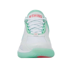 Pickleballsports K-Swiss K-Frame Pickleball Shoe - White/Neon Mint/Hot Neon Pink