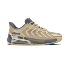 Pickleballsports K-Swiss Ultra Shot 4 Pickleball Shoe, Pale Khaki/Turbulence/Whitecap Gray