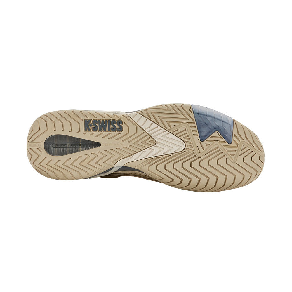 Pickleballsports K-Swiss Ultra Shot 4 Pickleball Shoe, Pale Khaki/Turbulence/Whitecap Gray