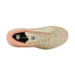 Pickleballsports K-Swiss Ultra Shot 4 Pickleball Shoe - Whitecap Gray/Peach Parfait/Egret