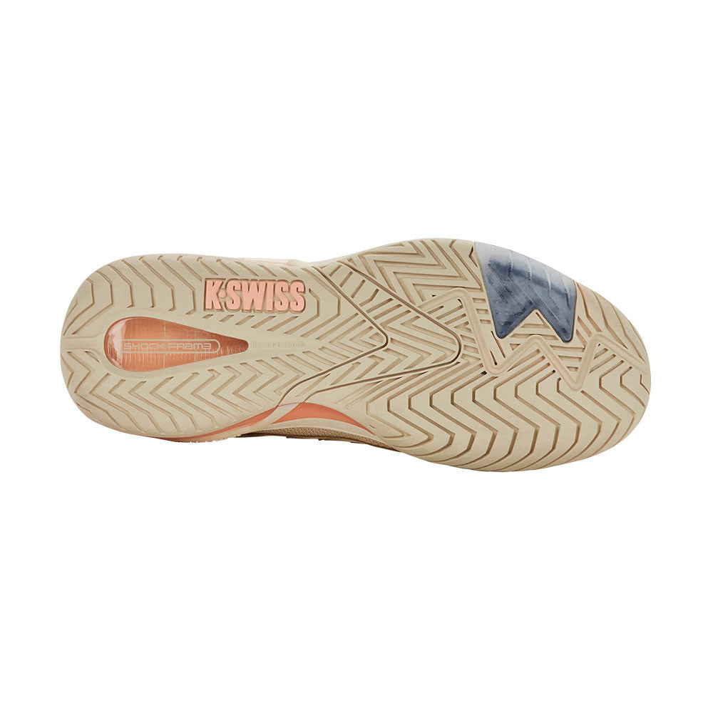 Pickleballsports K-Swiss Ultra Shot 4 Pickleball Shoe - Whitecap Gray/Peach Parfait/Egret