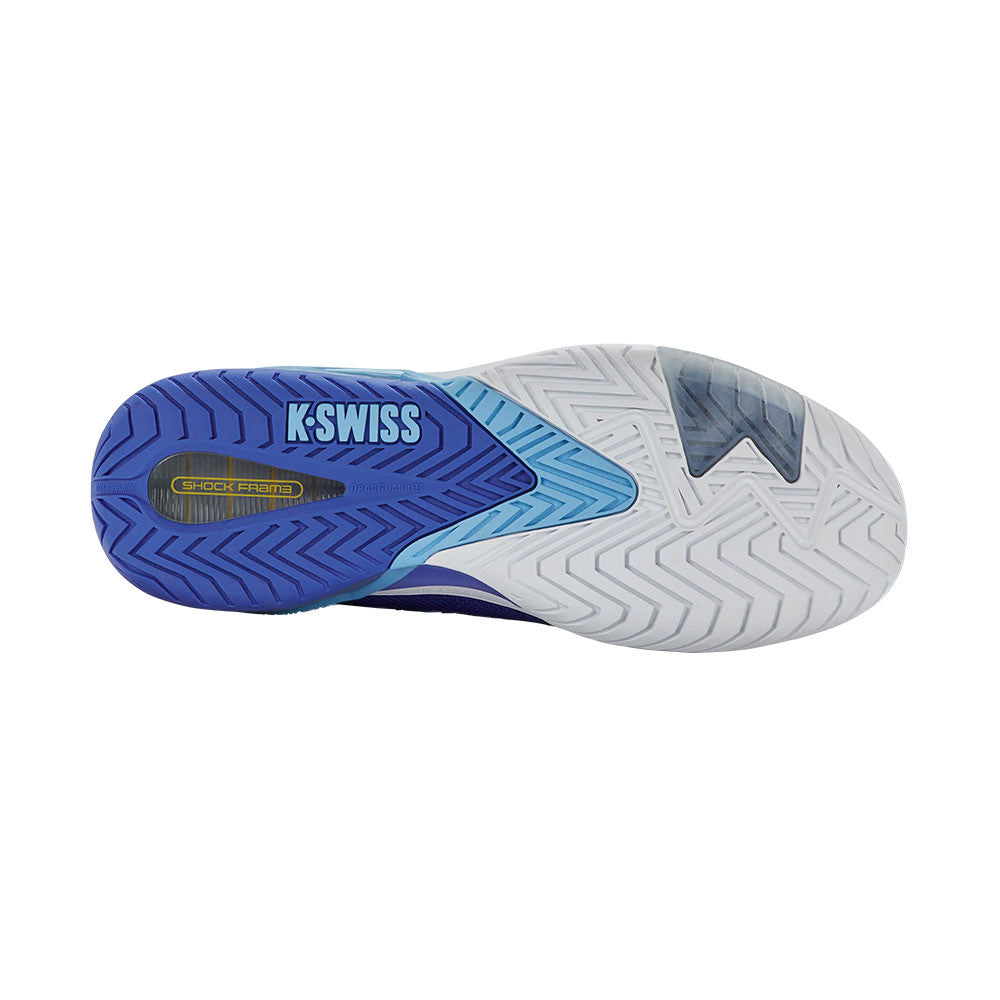 Pickleballsports K-Swiss K-Frame Pickleball Shoe - White/Dazzling Blue