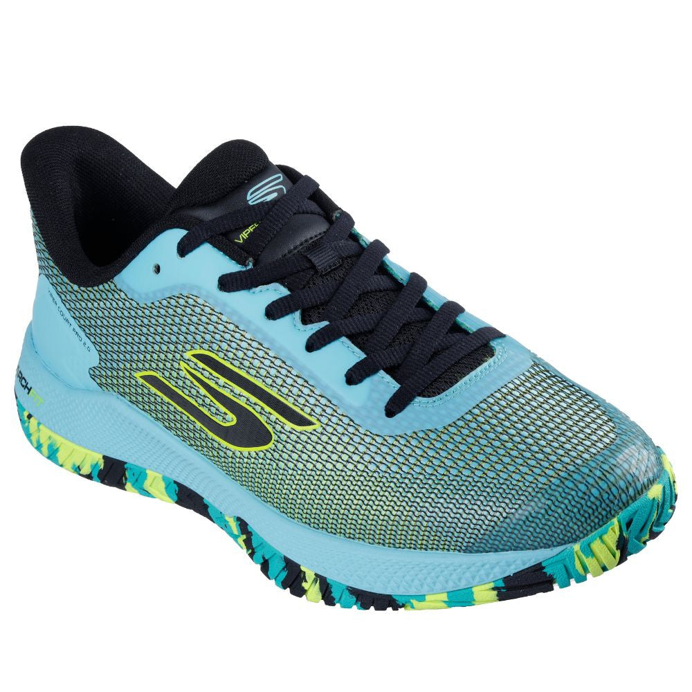 Pickleballsports Skechers Viper Court Pro 2.0 Aqua/Multicolor  Shoe