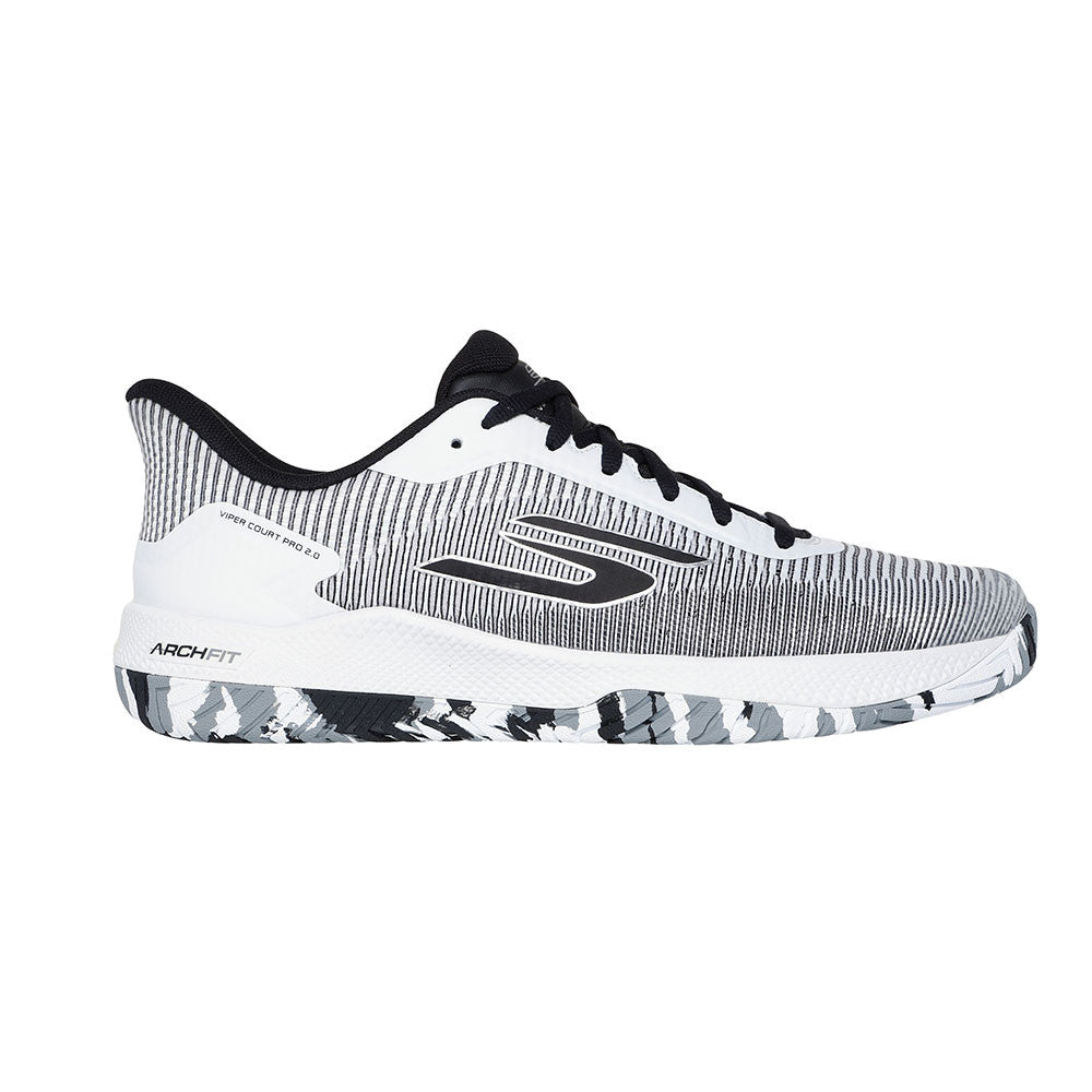 Pickleballsports Skechers Viper Court Pro 2.0 White/Black  Shoe