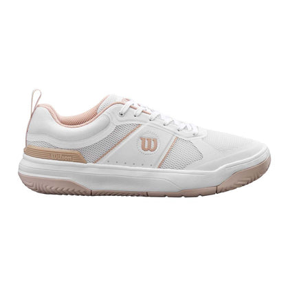 Pickleballsports Wilson Pickle Pro White/White/Cameo Rose  Pickleball Shoe