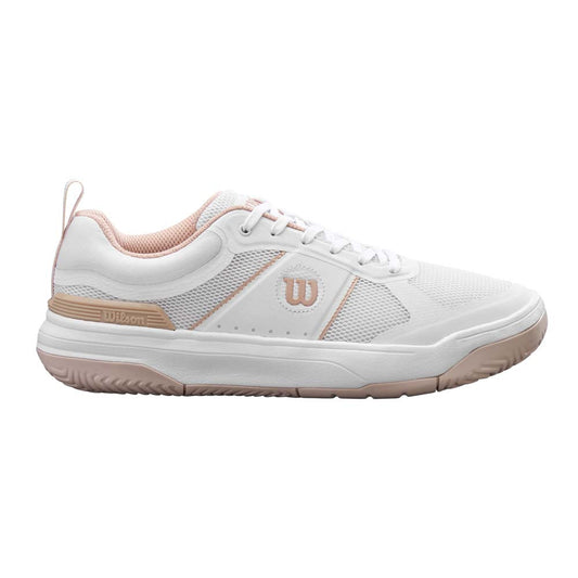 Pickleballsports Wilson Pickle Pro White/White/Cameo Rose  Pickleball Shoe