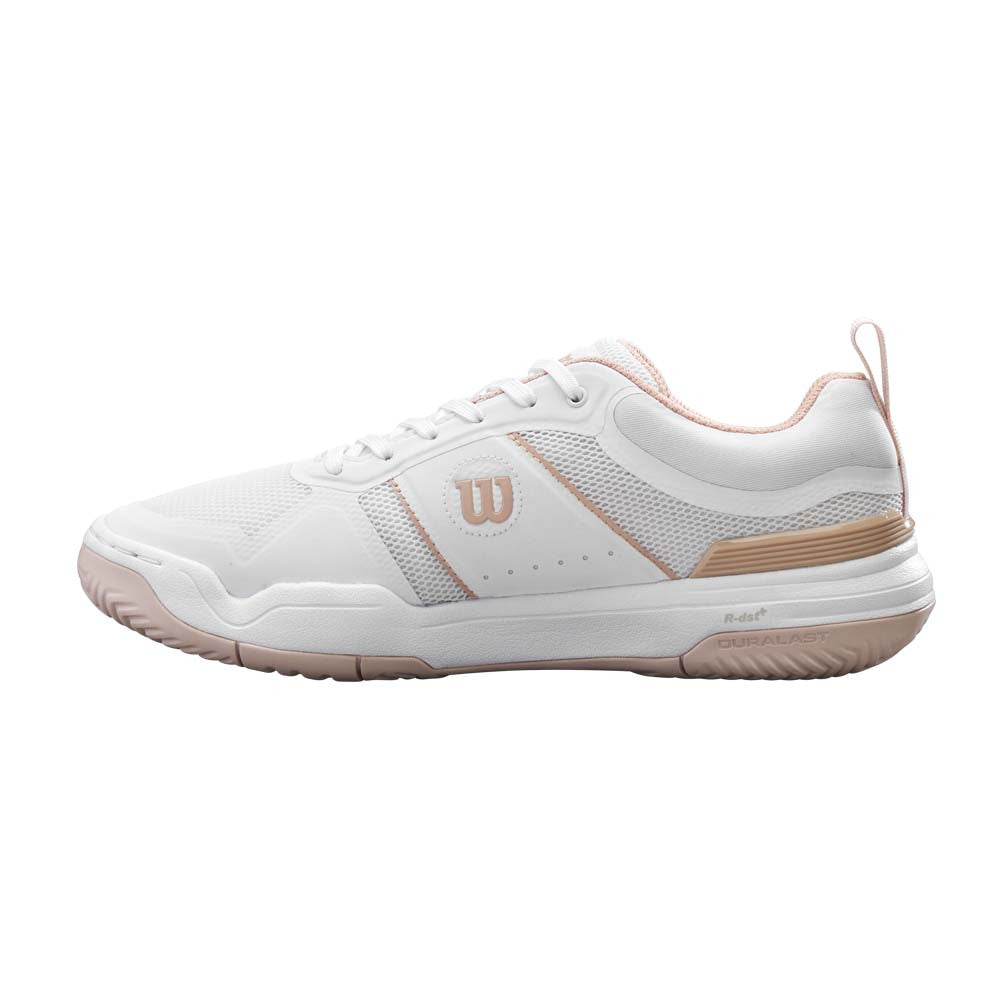 Pickleballsports Wilson Pickle Pro White/White/Cameo Rose  Pickleball Shoe
