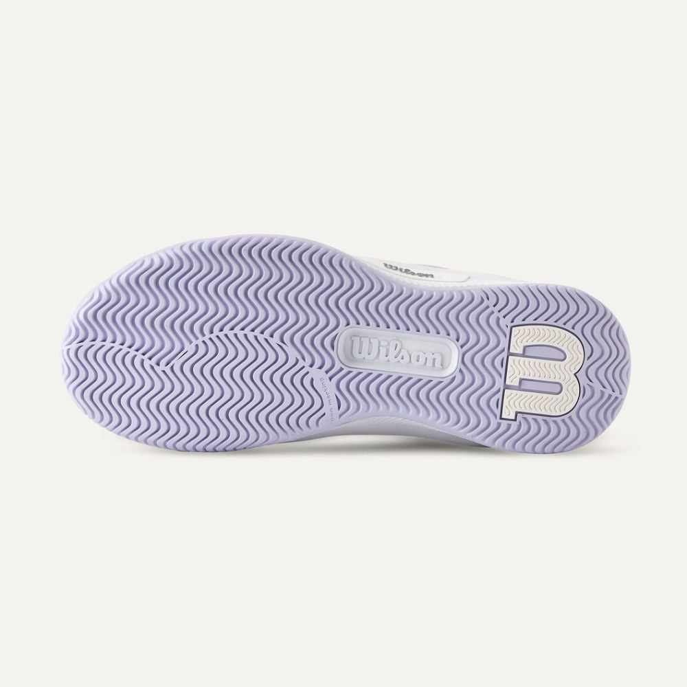 Pickleballsports Wilson Intrigue Pro Court   White/Lavender Blue/Silver Shoe