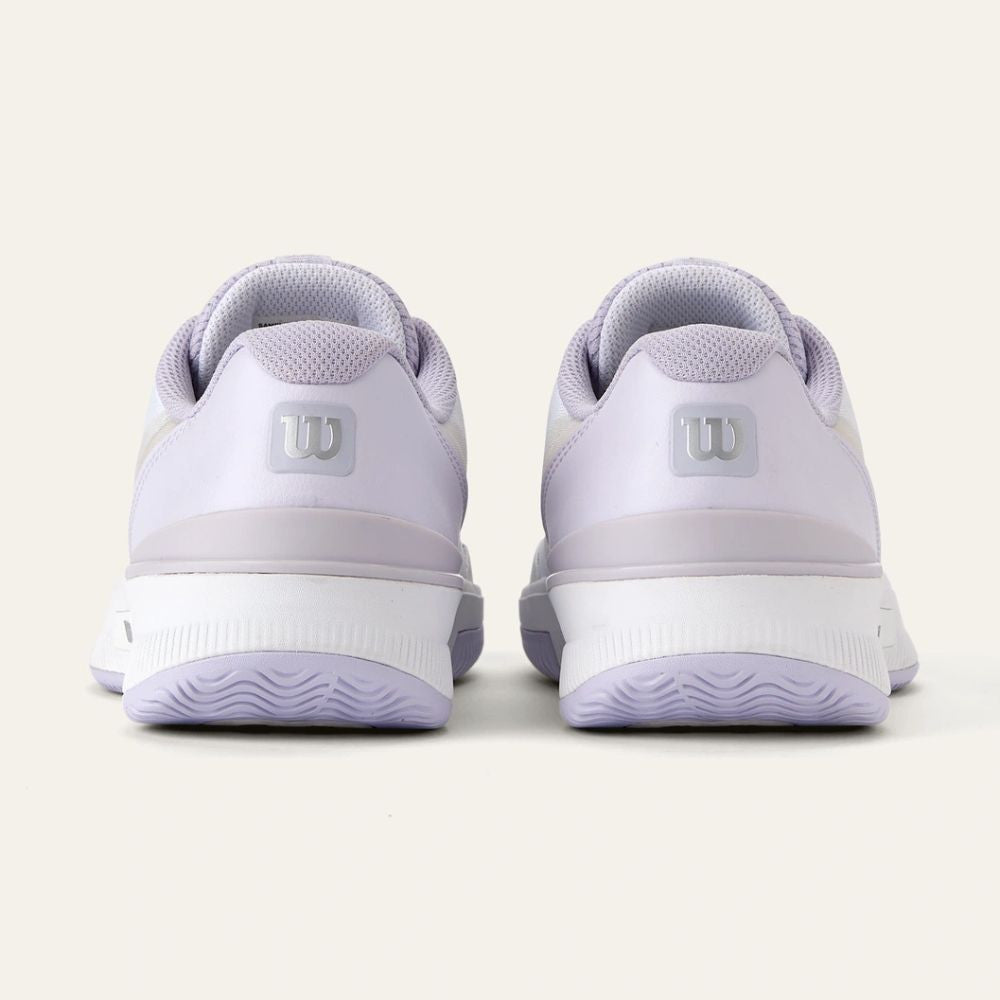 Pickleballsports Wilson Intrigue Pro Court   White/Lavender Blue/Silver Shoe