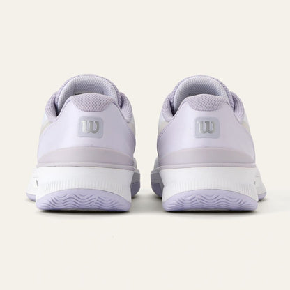 Pickleballsports Wilson Intrigue Pro Court   White/Lavender Blue/Silver Shoe