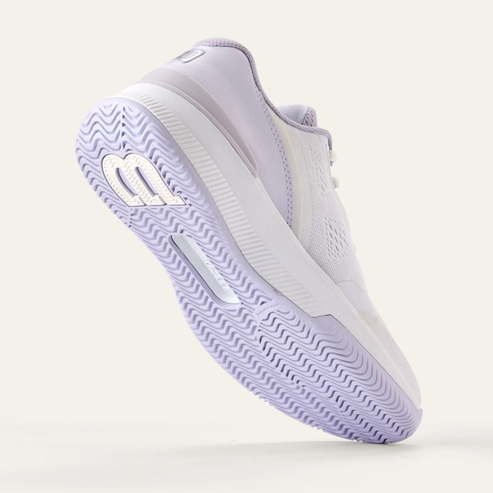 Pickleballsports Wilson Intrigue Pro Court   White/Lavender Blue/Silver Shoe