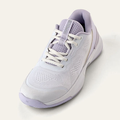 Pickleballsports Wilson Intrigue Pro Court   White/Lavender Blue/Silver Shoe