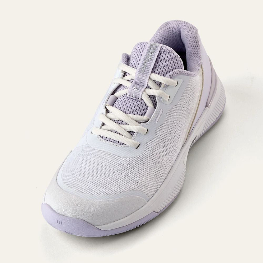 Pickleballsports Wilson Intrigue Pro Court   White/Lavender Blue/Silver Shoe