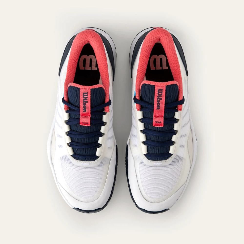 Pickleballsports Wilson Intrigue Pro Court White/Navy Blazer/Dubarry  Shoe
