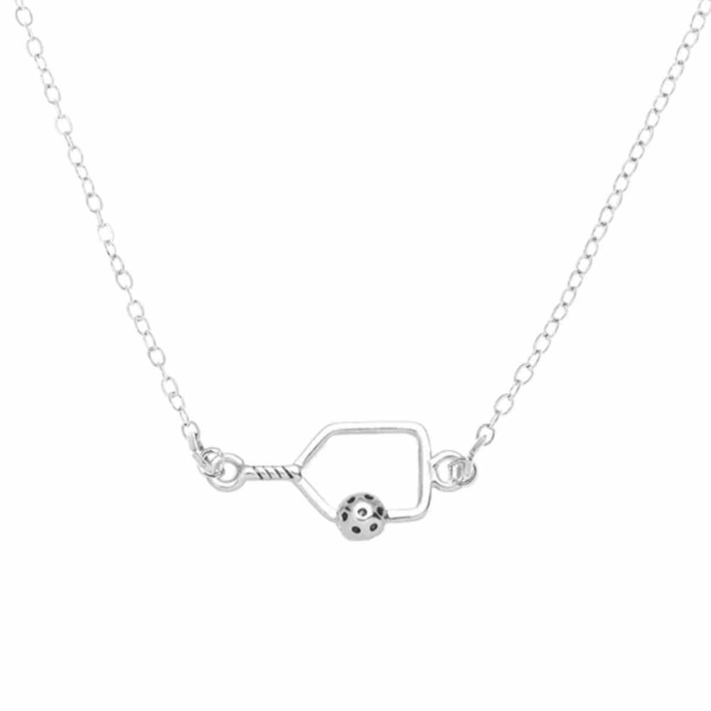 Pickleballsports Born to Rally Pickleball Passion Pendant Necklace