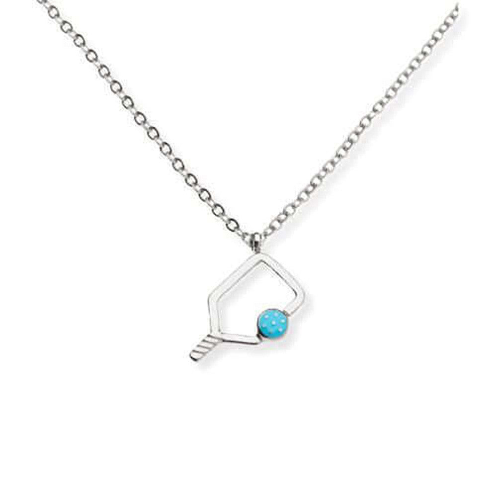 Pickleballsports Born to Rally Color Pop Pickleball Necklace
