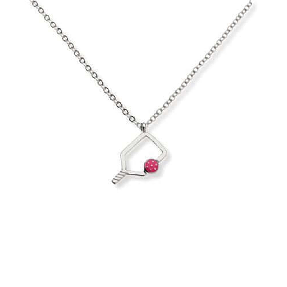 Pickleballsports Born to Rally Color Pop Pickleball Necklace