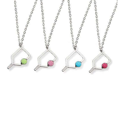 Pickleballsports Born to Rally Color Pop Pickleball Necklace