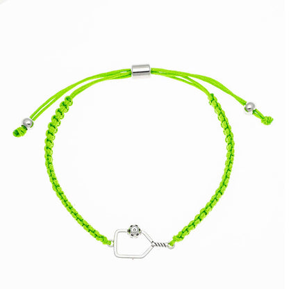 Pickleballsports Born to Rally Pickleball Paddle Adjustable Rope Bracelet