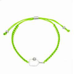 Pickleballsports Born to Rally Pickleball Paddle Adjustable Rope Bracelet