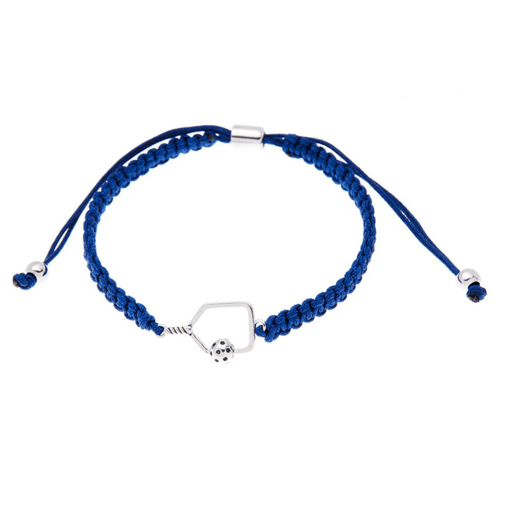 Pickleballsports Born to Rally Pickleball Paddle Adjustable Rope Bracelet