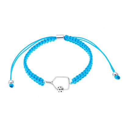 Pickleballsports Born to Rally Pickleball Paddle Adjustable Rope Bracelet