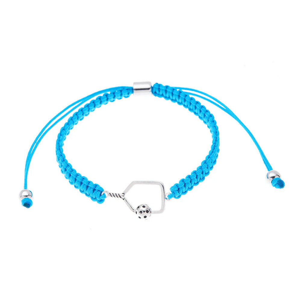 Pickleballsports Born to Rally Pickleball Paddle Adjustable Rope Bracelet