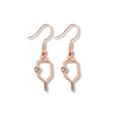 Pickleballsports Born to Rally Pickleball Dangle Earrings