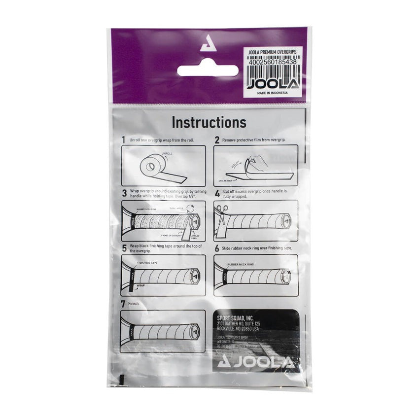 Pickleballsports JOOLA Premium Overgrip - 4-Pack