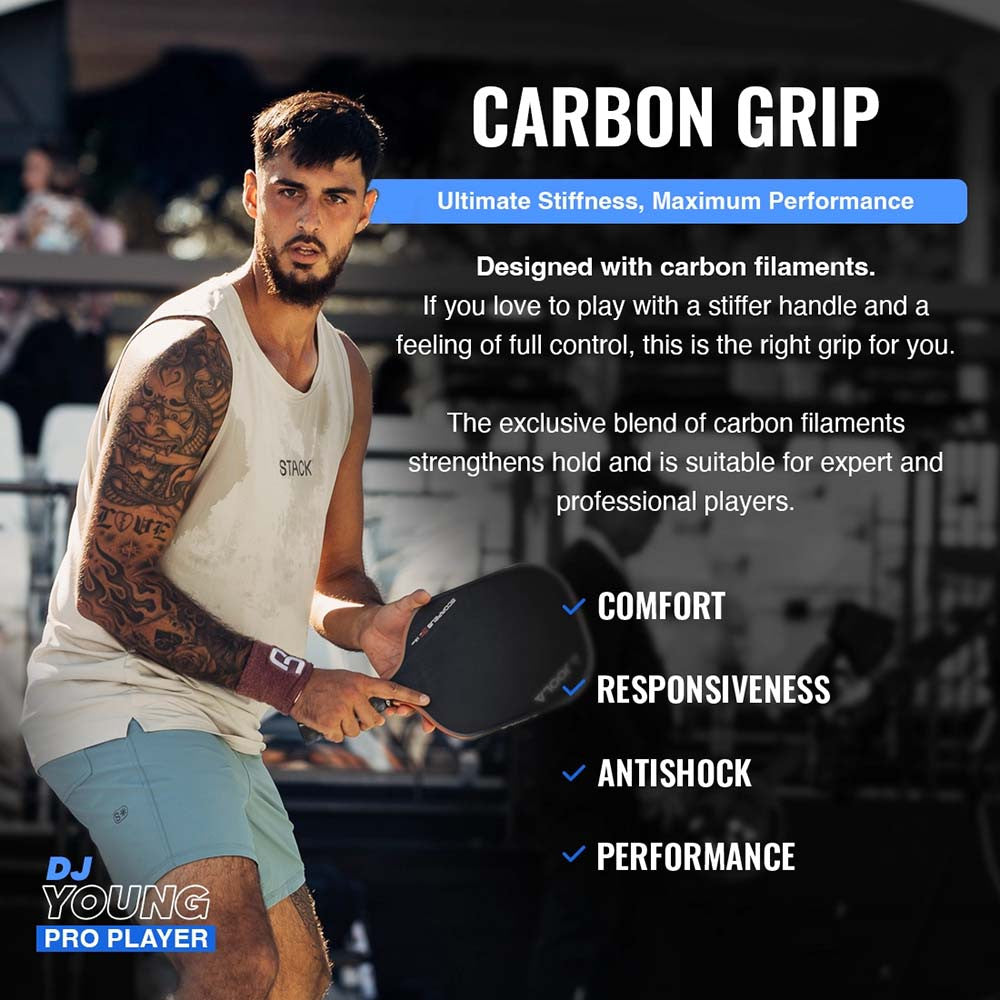 Pickleballsports Hesacore Pickleball Carbon Grip