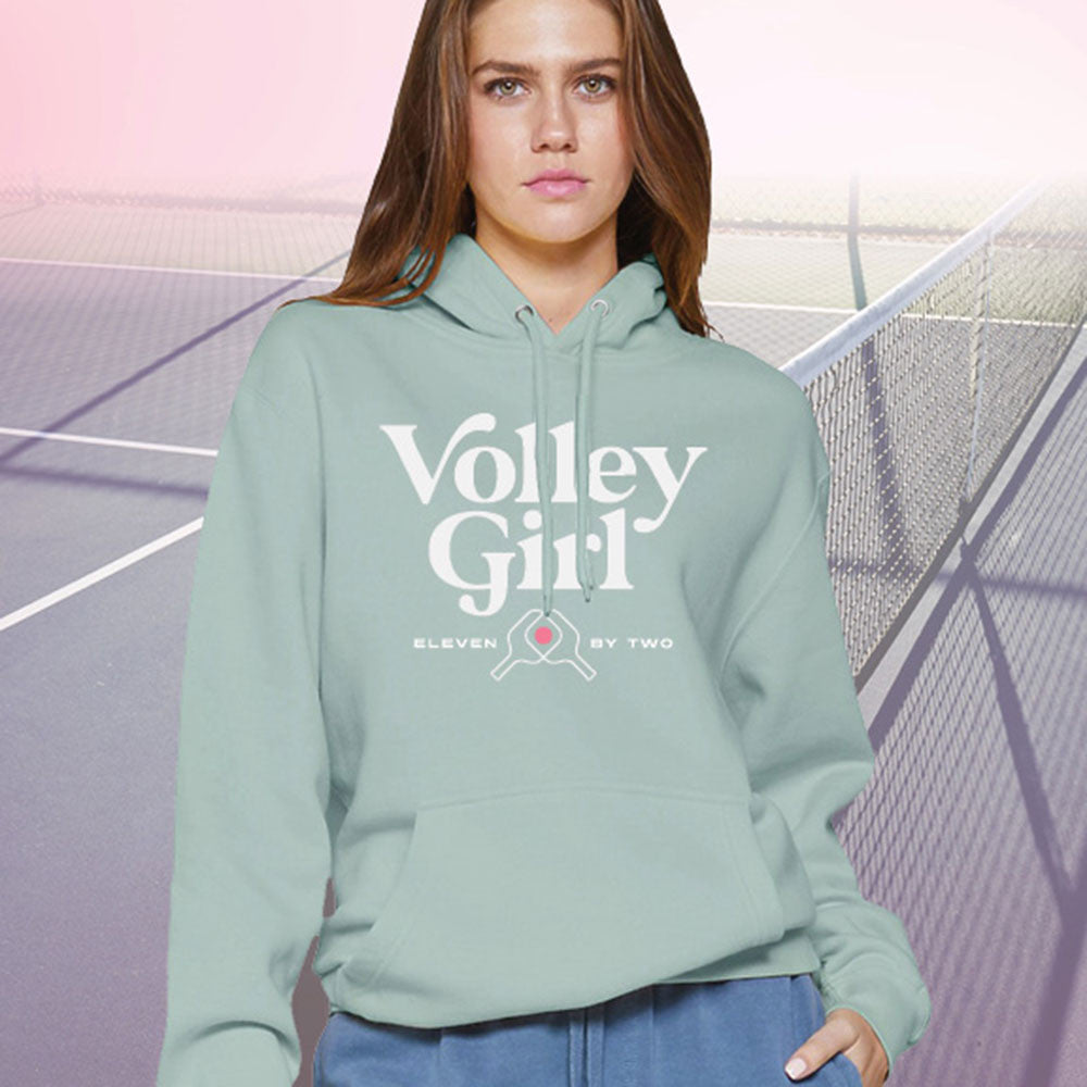Pickleballsports ZER002 Volley Girl Hooded Sweatshirt - Unisex