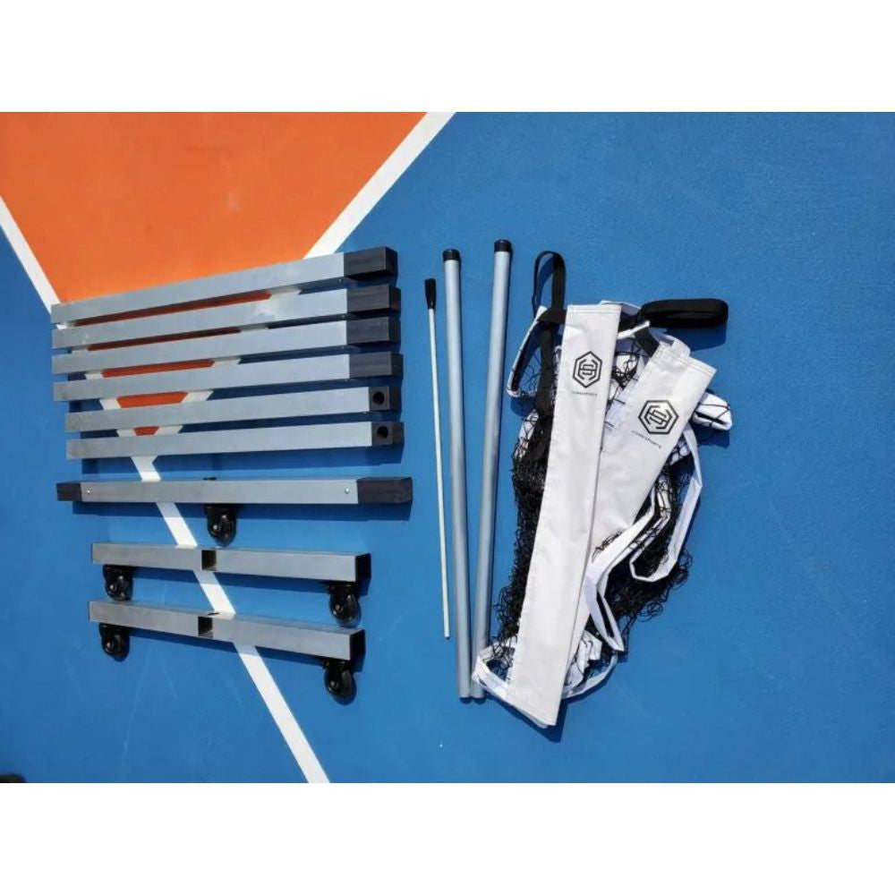 Pickleballsports Dominator Rolling Portable Pickleball Net