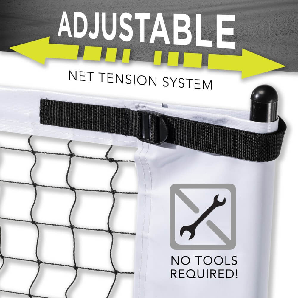 Pickleballsports Franklin Portable Pickleball Net System with Wheels