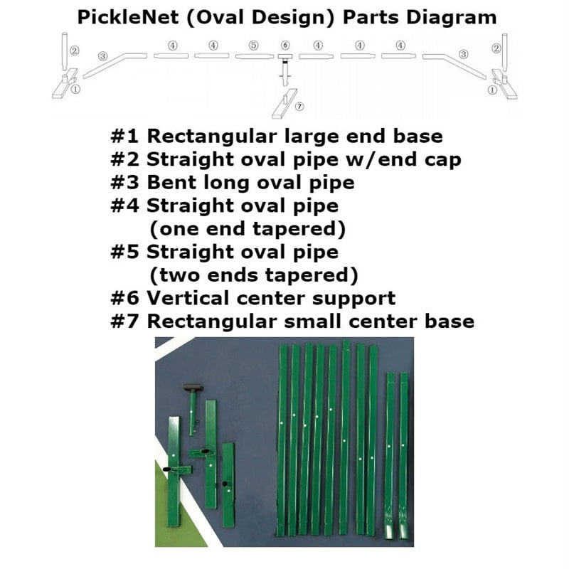 Pickleballsports PickleNet Portable Net (Oval Design) Replacement Parts